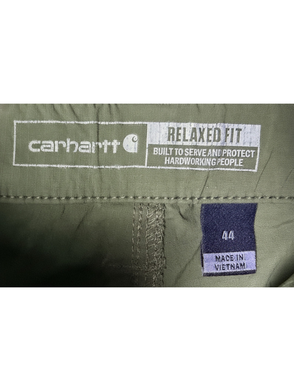 Carhartt Men's Relaxed Fit Shorts Size 44 Green - Picture 3 of 3